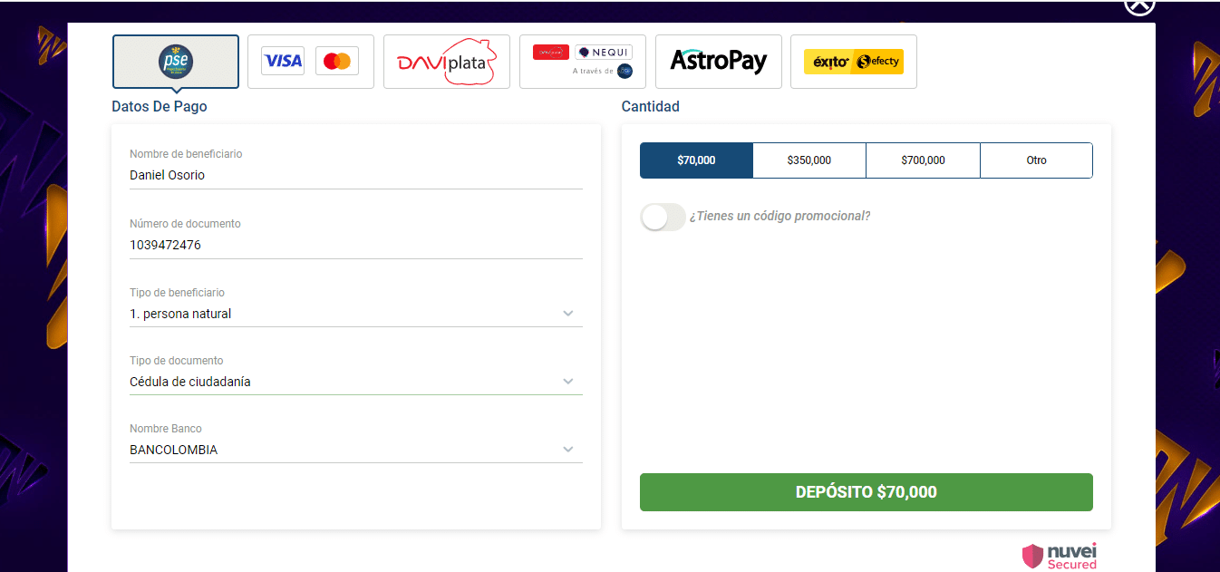 wplay medios de pago